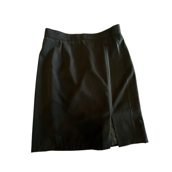 Vintage Sag Harbor Skirt Womens Size 14 NEW Black Knee Length Lined Zip Up NWT - Picture 1 of 9